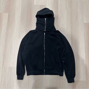 Black Trance Masked Zip Up